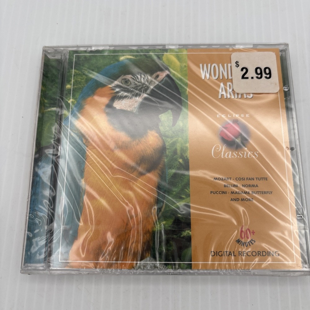 Wonderful Arias Various Artists CD 1999 Classical Opera Eclipse Classics NEW